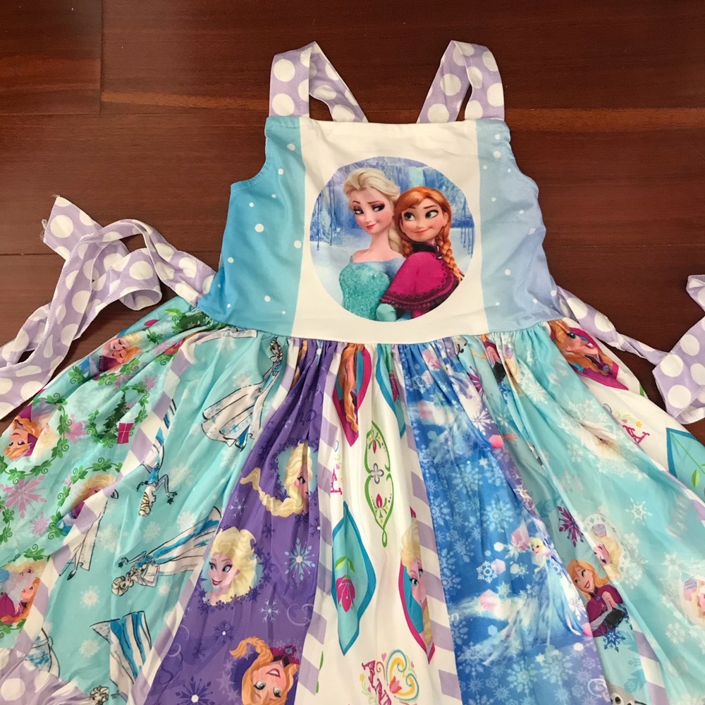 Frozen Elsa Anna twirl dress - Picture 5 of 8